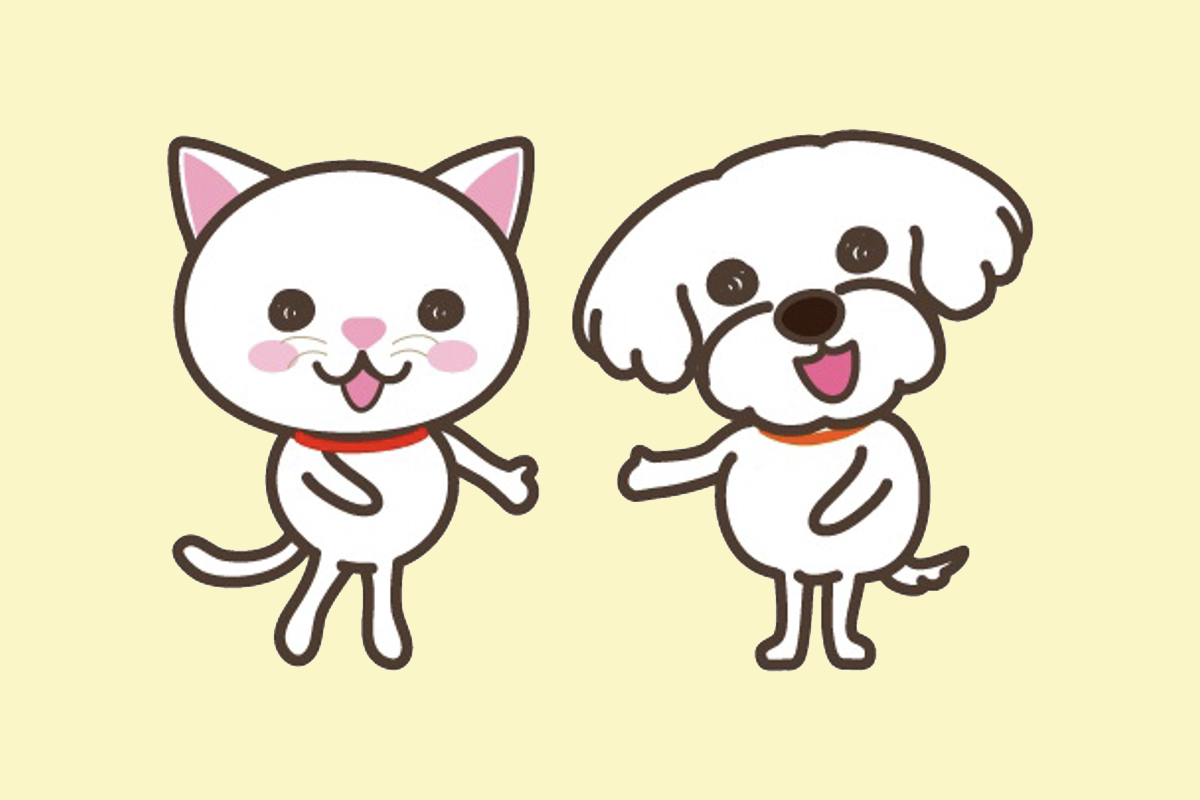 ねこといぬのキャラクター