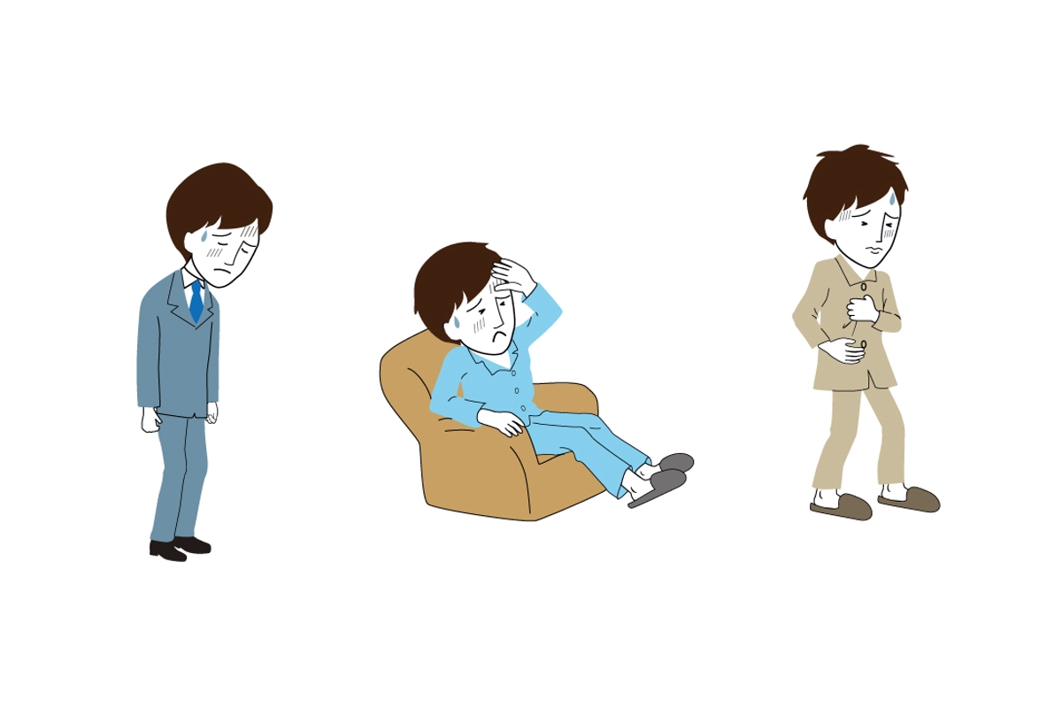 健康情報誌カットイラスト