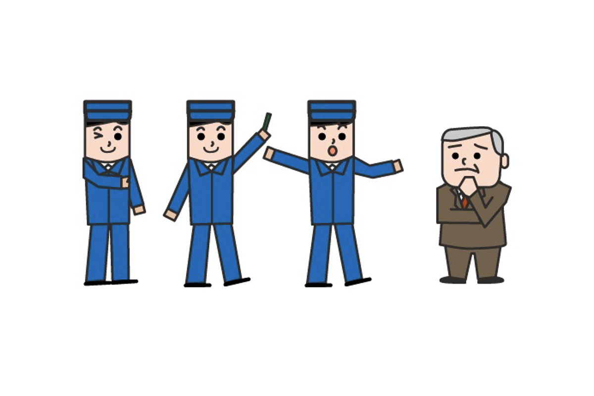 企業パンフレット用のイラスト